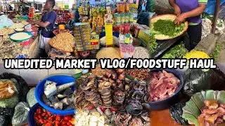 CURRENT PRICE OF FOOD ITEMS IN PORT HARCOURT NIGERIA 🇳🇬/RAW MARKET VLOG/FOODSTUFF HAUL