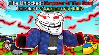 Unlocking CONQUEROR'S HAKI In Blox Fruits..