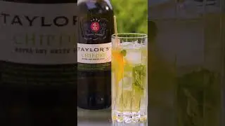 Refreshing summer drink: 1/3 Taylor's Chip Dry White Port + 2/3 Tonic Water. Garnish: lemon and mint