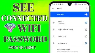 Connected Wifi Ka Password Kaise Pata Kare | How To See Connected Wifi Password In Android