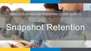 Snapshot Retention Policy Update [Oracle PBCS Update - June 2018]