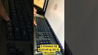 3 Formas de buscar @ en el teclado de tu computador.#shorts