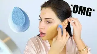 FULL FACE OF MAKEUP USING ONLY A SPONGE!?