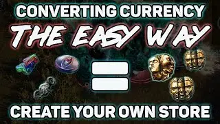 POE - Converting Random Currency to Chaos THE EASY WAY - Create your own store