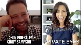 Jason Priestley & Cindy Sampson on Private Eyes Season 5
