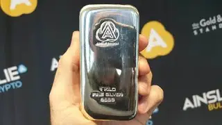 Ainslie 1kg Cast Silver Bar