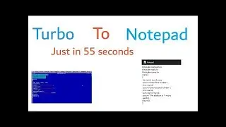 How to copy C++ code from Turbo to Notepad