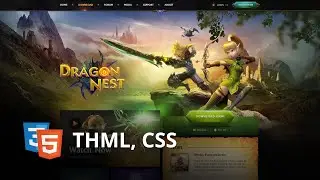 Dragon Nest Game Website HTML Template