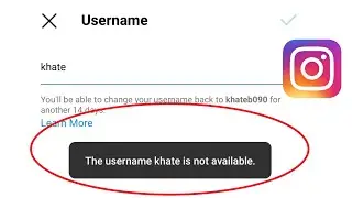 how to solve instagram username not available problem || instagram username not available problem