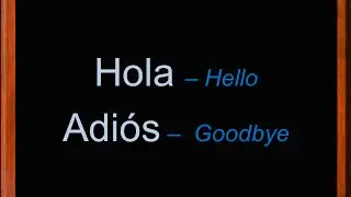 Greetings and Farewells Spanish | Saludos en Español | Learn Spanish | free spanish | español gratis