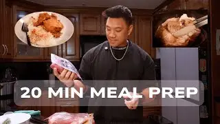 How I Meal Prep  in 20 Minutes | Fat Loss Meal Prep
