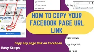 How to Copy your Facebook Page URL Link