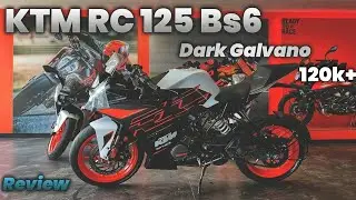 KTM RC 125 Bs6 Dark Galvano Review🔥🔥 #ktmrc125 #ktm @Throttleitout