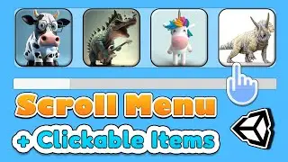 Unity Scroll Rect menu with Clickable Items :: Visual Scripting Tutorial
