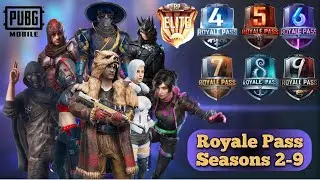 Обзор Royale Pass Сезонов 2-9😱Royale Pass в Pubg Mobile💥