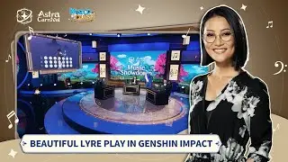 Beautiful lyre play in Genshin Impact