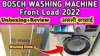 Bosch 8KG Fully Automatic Front Load Washing Machine (WAJ2846SIN Silver) | Best Washing Machine 2022