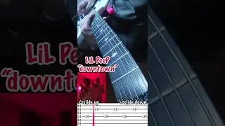 Lil Peep “Downtown” GUITAR TAB