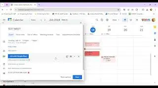 Set Up Meet Recording and Transcription in Advance (Google Calendar)