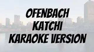 Ofenbach feat. Nick Waterhouse - Katchi karaoke version