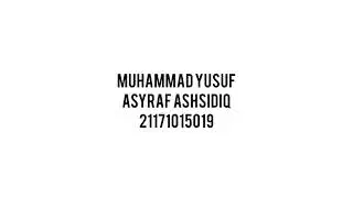 ‘Introduce My Self’ by Asyraf Asshidiq