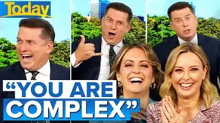 Hilarious moment Karl Stefanovic reveals his ‘multiple personalities’ | Today Show Australia