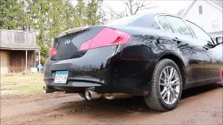 Infiniti G37 Best exhaust under $500! Top Speed Pro-1 Exhaust!
