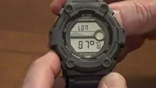 How to Set the Home Site Data on a Casio WS 1300H