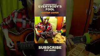 Evanescence - Everybody's Fool | guitar cover
