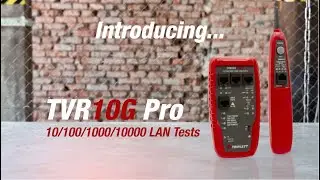 Triplett TVR10G LAN Network Tester Overview
