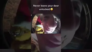 Never Leave Your Door Unlocked😶 (Ring Doorbell TikTok)