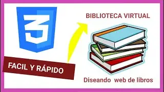 📕📕 TUTORIAL CSS | DISEÑANDO UNA PAGINA WEB DE LIBROS | PARTE 1