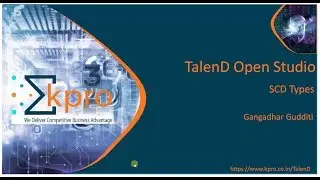 19. Handling Slowly Changing Dimensions in Talend