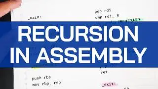 How Recursion Works in Assembly | Machine Code | Programming Fundamentals