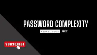ASP NET core identity password complexity