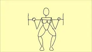 Woman Squatting Giantess Muscle Mommy WIP Animation