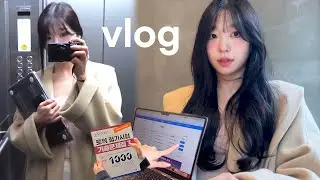 [vlog] 서울대생 브이로그| 5am기상. 토익 시험 준비. 아침운동. 왓츠인마이백. 영양제 추천.