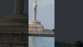 Budda Statue at Hossain Sagar Lake #hyderabad #trending #shorts