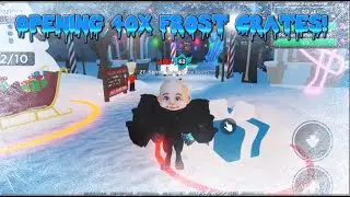 Opening 40x Frost crates in Survive the Killer! ❄️