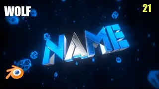 Intro Templates #21 Blender + Free Download