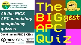 All the RICS APC mandatory competency quizzes - The Biggest APC Quiz