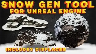 Snow Generator Tool for Unreal Engine - Includes Displacer Tool  (V2.0)