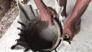 Çok özel bir saksı yapımı