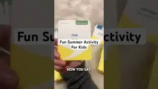 Fun activity to keep the kids busy this summer. #shorts #shortsfeed #youtubeshorts