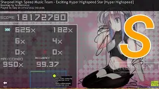 [osu!] Exciting Hyper Highspeed Star [Hyper Highspeed] 99.37% FC