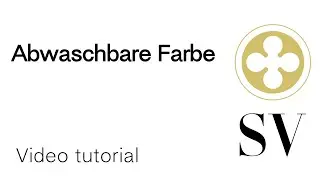 Abwaschbare Farbe by Stucco Veneziano Shop | Video Tutorial 2025