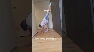 how to do a wallsplit #fyp #viralvideo #shorts #shortvideo #short #youtubeshorts #youtube #foryou