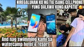 NIREGALUHAN KO NG ITEL P55 AT TECNO SPARK GO 2024 YUNG DALAWA KONG KAPATID | WATERCAMP RESORT REVIEW