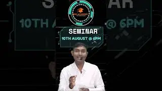 🔒 Unlock Your Future!  | Attend Seminar on - Career in Cyber Security | 10th August 2024 @6PM