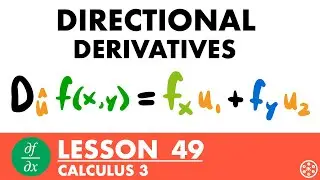 Directional Derivatives | Calculus 3 Lesson 49 - JK Math